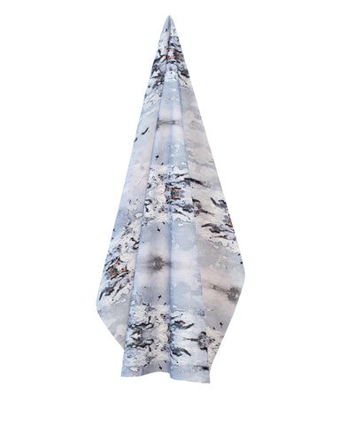 Misty Sea Fabric - Grey